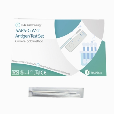 La prova dell'antigene di prezzo franco fabbrica SARS-CoV-2 di accuratezza di 99% ha messo la prova/contenitore rinofaringei di tampone 10