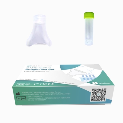 Prova del corredo 1 dell'antigene di plastica della saliva/scatola di prova d'autoverifica SARS-CoV-2