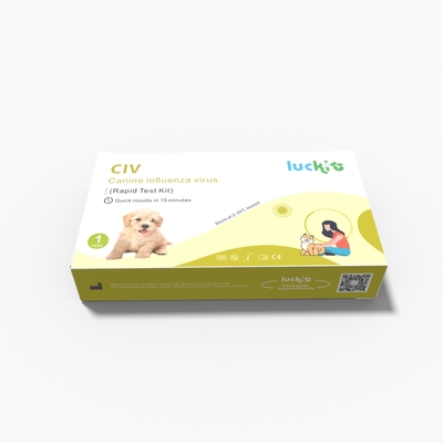 Prova canina Kit Fast Reaction Rapid Class dell'animale domestico di influenzavirus CIV di Luckit I